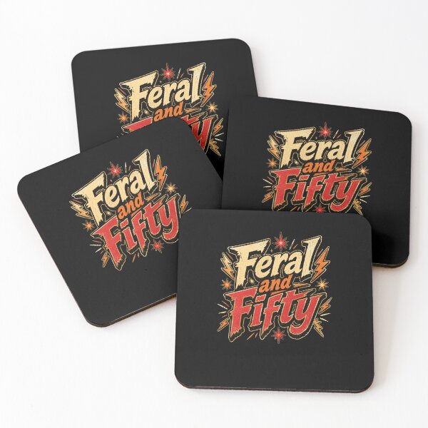 Item preview, Feral and Fifty Wild Untamed 50 Years Old designed and sold by snowry.