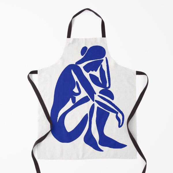 Item preview, Cobalt Serenity: Matisse Inspired Abstract Blue Nude designed and sold by Pierce Millington Gallery.