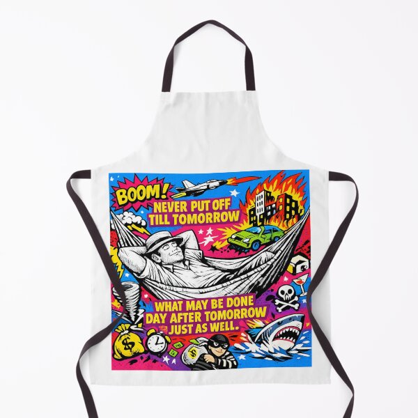 Item preview, Funny Mark Twain Inspired Quote Art – "Never put off till tomorrow what may be done day after tomorrow just as well." | Hammock Chaos Pop Art Quote designed and sold by Donsean22.