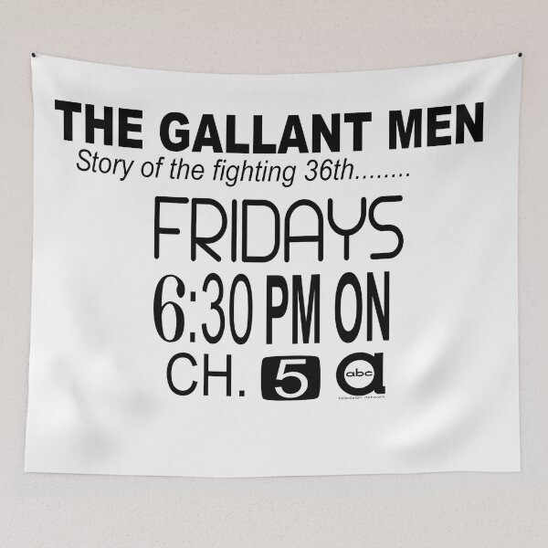 Item preview, The Gallant Men  TV show designed and sold by The Retromotel.