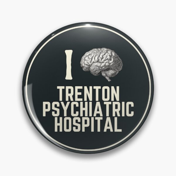 Item preview, I Love Trenton Psychiatric Hospital Souvenir Bumper Sticker designed and sold by GhostlyWorld.