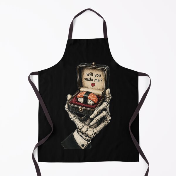 Item preview, Will You Sushi Me? Skeleton Sushi Proposal Funny Halloween Pun Gift designed and sold by HectorStore11.