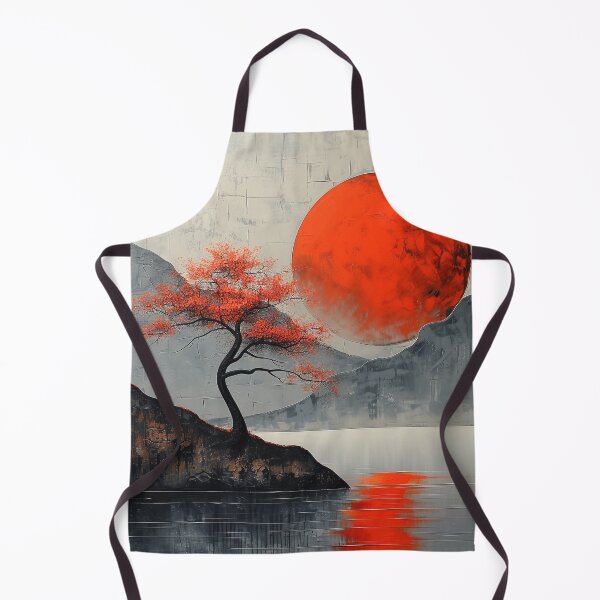 Item preview, Crimson Echoes over the Silent Waters designed and sold by Pierce Millington Gallery.
