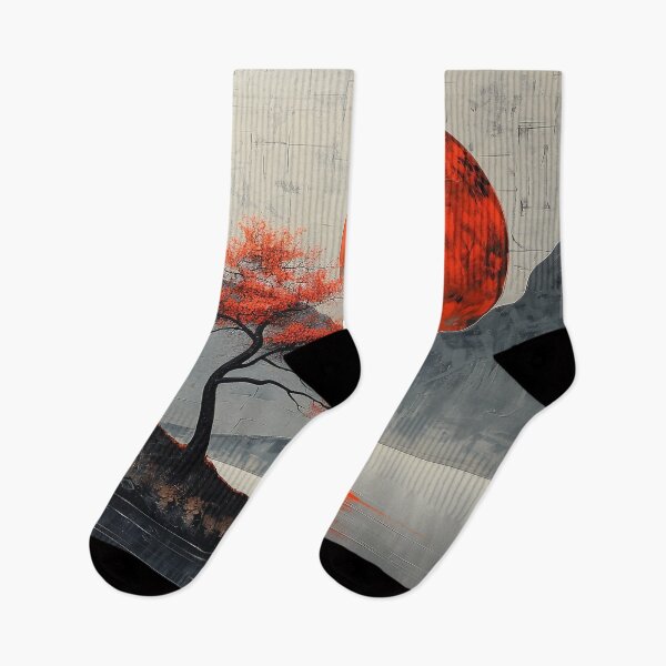 Item preview, Crimson Echoes over the Silent Waters designed and sold by Pierce Millington Gallery.