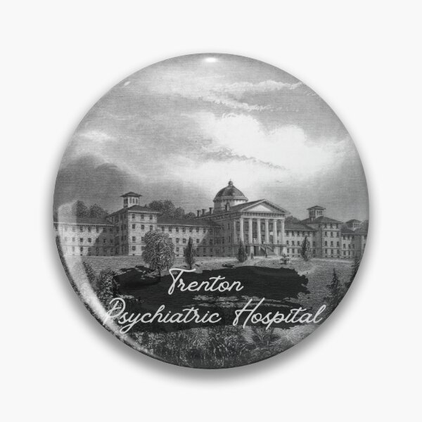 Item preview, Trenton Psychiatric Hospital Cursive Caption designed and sold by GhostlyWorld.
