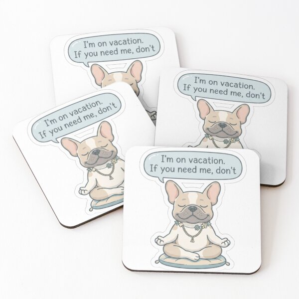 Item preview, Zen French Bulldog On Vacation designed and sold by Snurly.