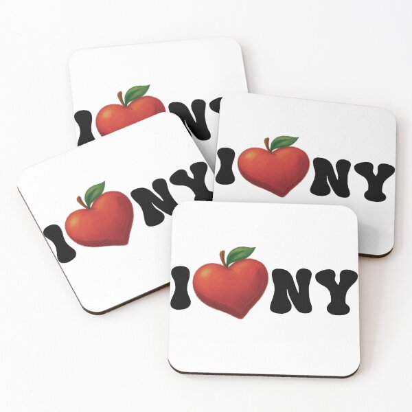 Item preview, American I Love New York red Apple Heart - Cute Aesthetic NY Souvenir USA designed and sold by Art IN Pack.