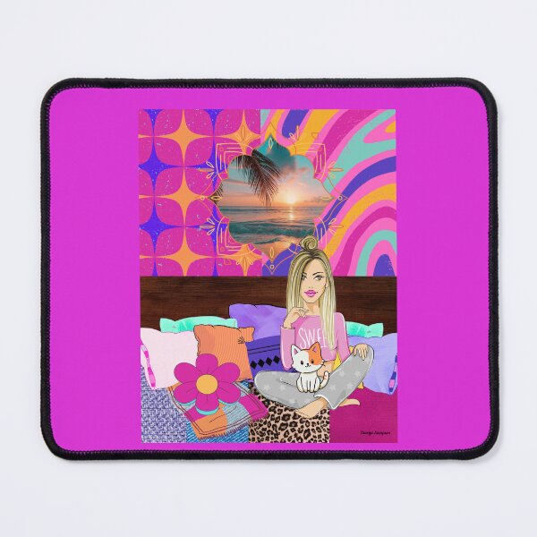 Item preview, Groovy Girl and Cat Hangout designed and sold by artbyomega.