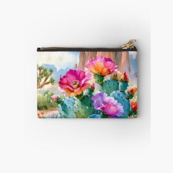 Item preview, Blooming Cactus Watercolor | Southwestern Desert Landscape designed and sold by MargaretWiktor.