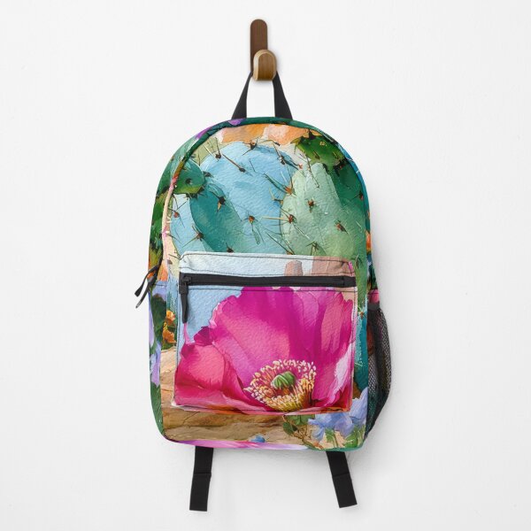 Item preview, Blooming Cactus Watercolor | Southwestern Desert Landscape designed and sold by MargaretWiktor.