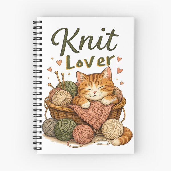 Item preview, Knit Lover – Cozy Cat designed and sold by Spark Cottage.