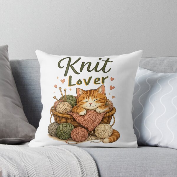 Item preview, Knit Lover – Cozy Cat designed and sold by Spark Cottage.
