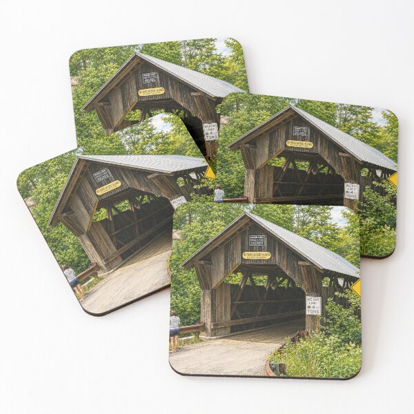 Item preview, Emily's Covered Bridge in July designed and sold by gotucoveredart.