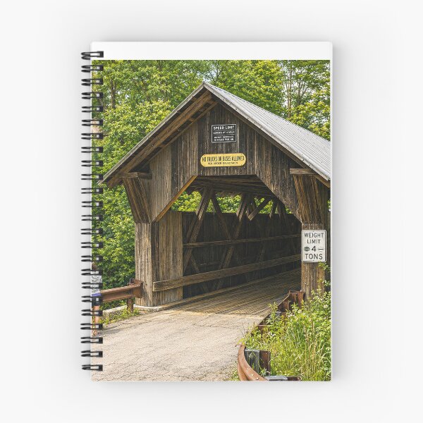 Item preview, Emily's Covered Bridge in July designed and sold by gotucoveredart.