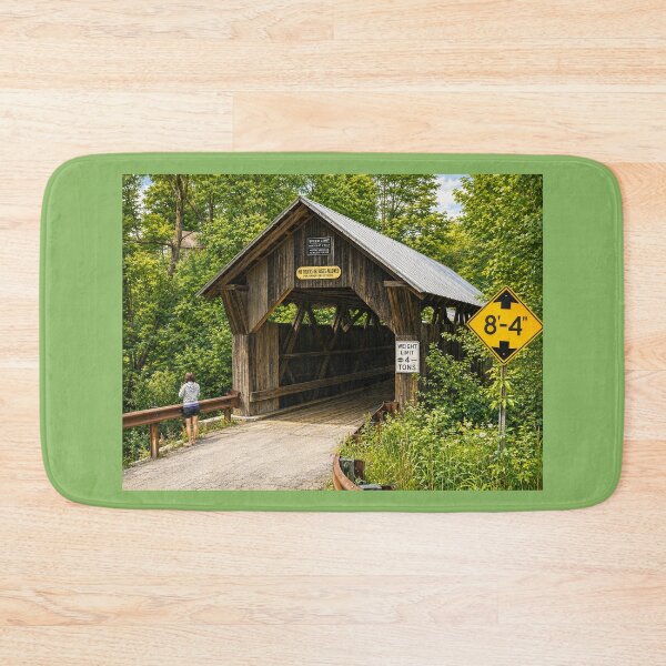Item preview, Emily's Covered Bridge in July designed and sold by gotucoveredart.
