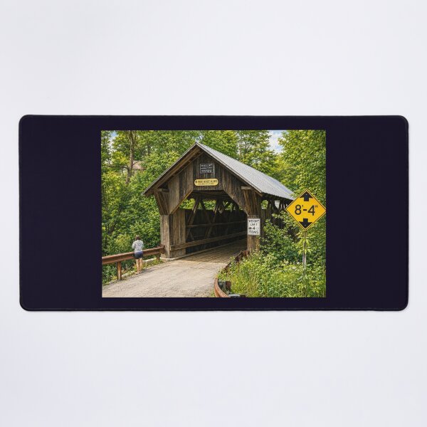 Item preview, Emily's Covered Bridge in July designed and sold by gotucoveredart.