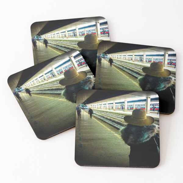 Item preview, Florence Italy - Night Train Platform with Frecciarossa designed and sold by missioncreek.