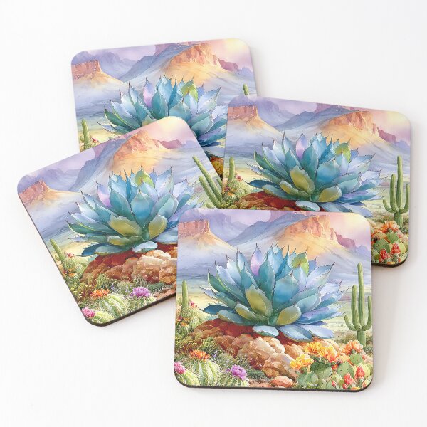 Item preview, Cactus Watercolor Art | Southwestern Desert Landscape designed and sold by MargaretWiktor.