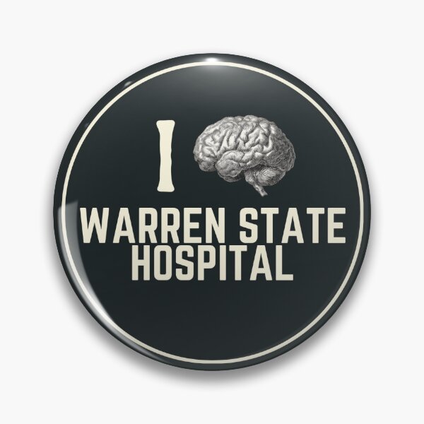 Item preview, I Love Warren State Hospital Souvenir Bumper Sticker designed and sold by GhostlyWorld.