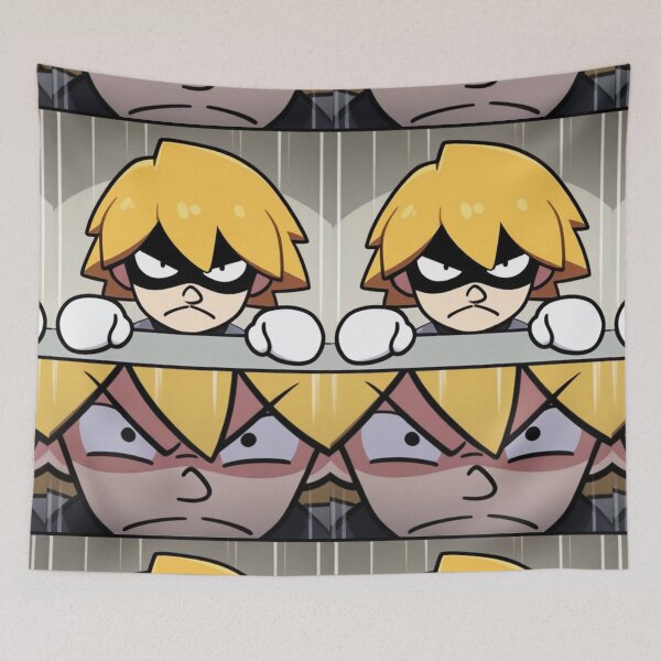 Item preview, Illustration - Masked Boy, Tomodachi Life Inspired designed and sold by Zone--Gaming.