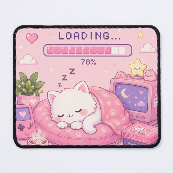 Item preview, Mochi Neko Loading designed and sold by soul-so-happy.
