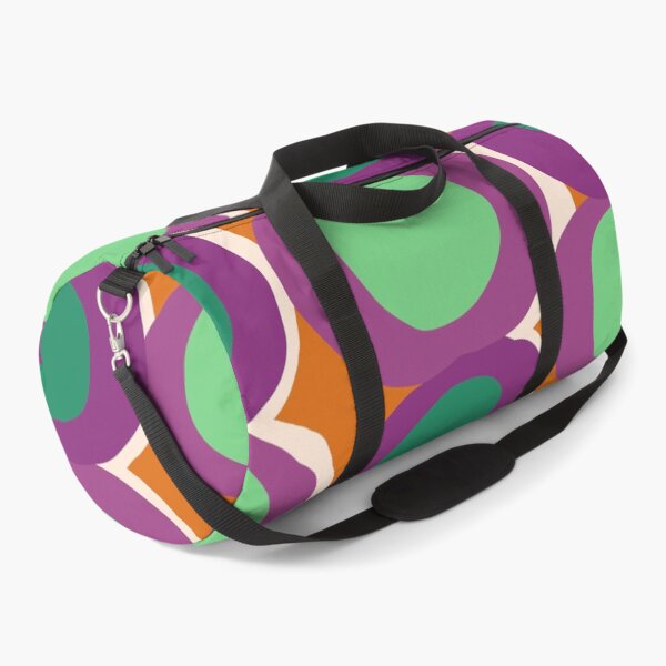 Item preview, Fun Retro Pop Circles in Purple, Orange and Green designed and sold by Deutschic.