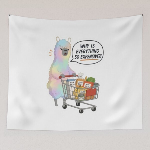 Item preview,  indignant llama designed and sold by Snurly.
