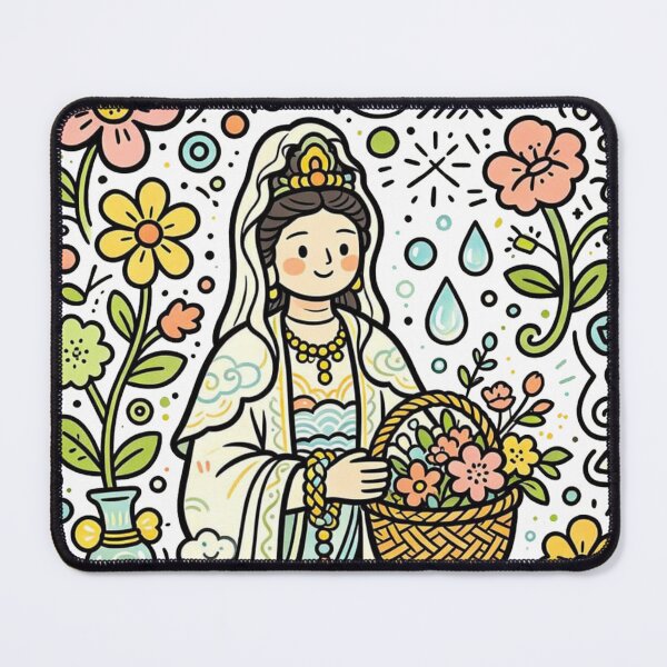 Item preview, Cute Spiritual Garden Illustration designed and sold by Mystic & Celestial Art.