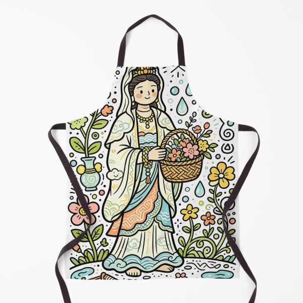 Item preview, Cute Spiritual Garden Illustration designed and sold by Mystic & Celestial Art.