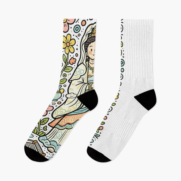 Item preview, Cute Spiritual Garden Illustration designed and sold by Mystic & Celestial Art.