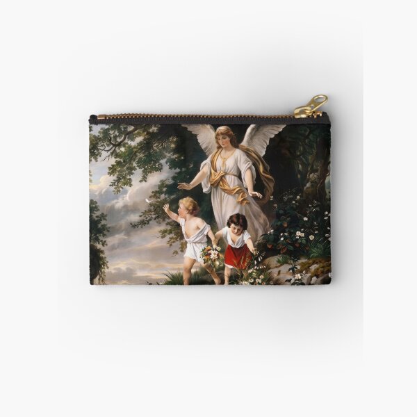 Item preview, Vintage Guardian Angel Printable Wall Art - Classical Painting by Bernhard Plockhorst designed and sold by hispanicworld.