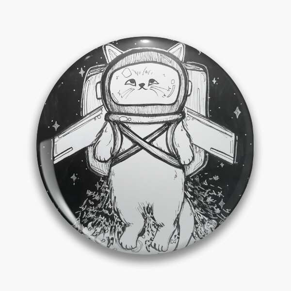 Item preview, Astronaut Kitty Cat designed and sold by hannahsinkpen.