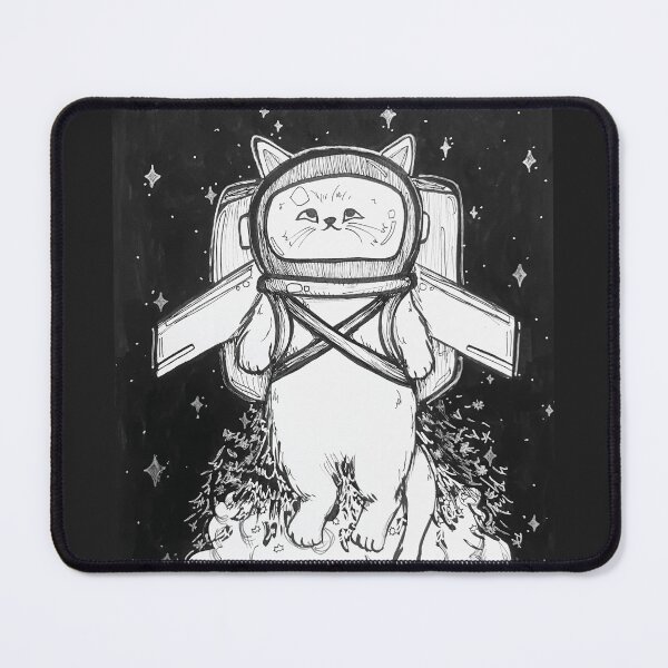 Item preview, Astronaut Kitty Cat designed and sold by hannahsinkpen.