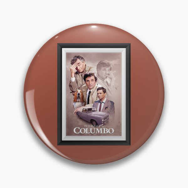 Item preview, Columbo Poster (on Brown) designed and sold by PawsitiveMum3.