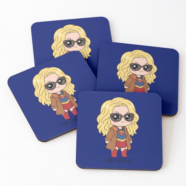 Item preview, Punk Supergirl cool in brown coat designed and sold by What you are is Beautiful.