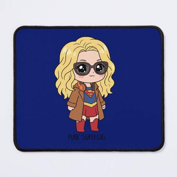 Item preview, Punk Supergirl cool in brown coat designed and sold by What you are is Beautiful.