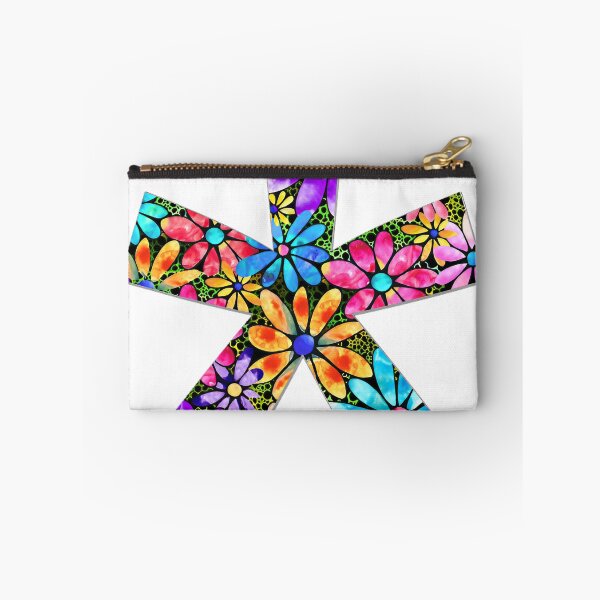 Item preview, Asterisk Symbol Filled with Colorful Daisy Flowers designed and sold by Vibrantiz-Flora.