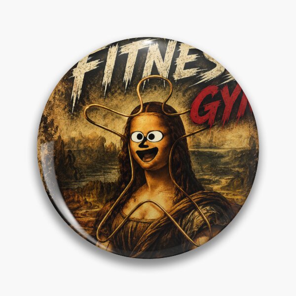 Item preview, Monaliza Fitness Gym Buff Mona Lisa Funny Workout Weightlifting T-Shirt designed and sold by Digistore1221.