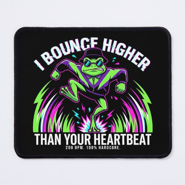 Item preview, Gabber Frog Hakken 200 BPM Hardcore Techno designed and sold by SPAZE-Typo.