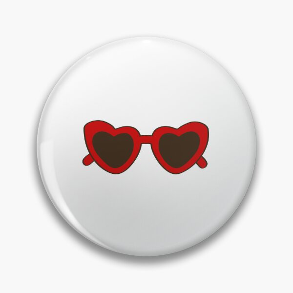 Item preview, Red heart glasses Taylor Swift merch designed and sold by OurCreativeNook.