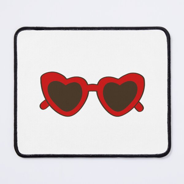 Item preview, Red heart glasses Taylor Swift merch designed and sold by OurCreativeNook.