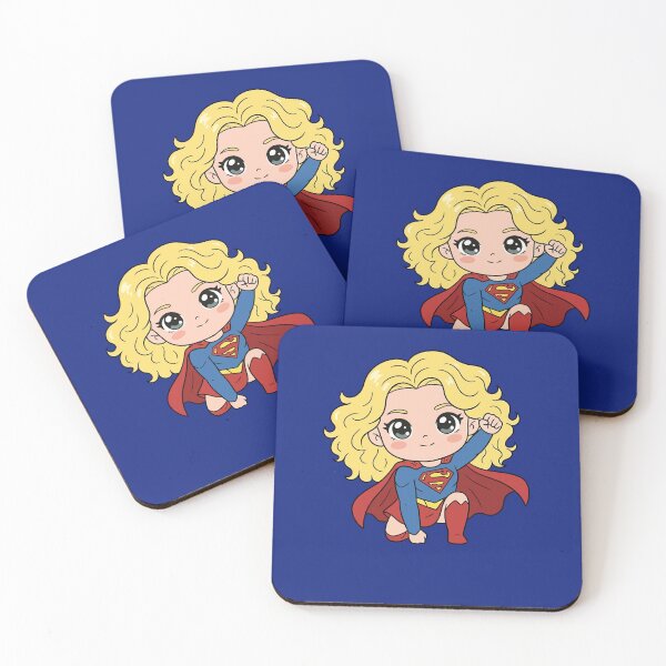 Item preview, Chibi Punk Supergirl and her dog designed and sold by What you are is Beautiful.