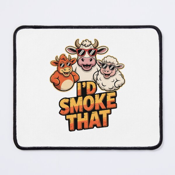 Item preview, Funny Bbq I'd Smoke That Men & Women Gift 2 designed and sold by adnane1081.