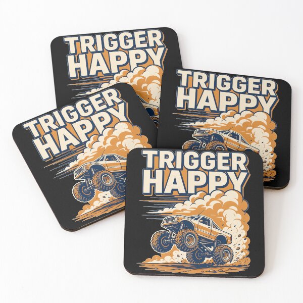 Item preview, Camión monstruo teledirigido Trigger Happy | Hobby todoterreno con control remoto designed and sold by No Excuses Supply.