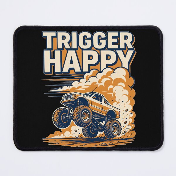 Item preview, Trigger Happy RC Monster Truck | Remote Control Off-Road Hobby designed and sold by No Excuses Supply.