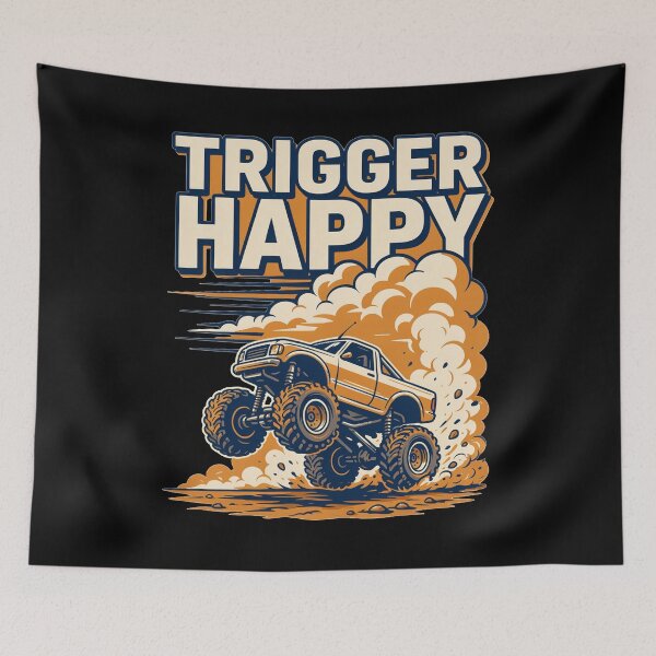 Item preview, Trigger Happy RC Monster Truck | Remote Control Off-Road Hobby designed and sold by No Excuses Supply.