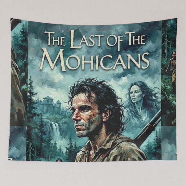 Item preview, The Last of the Mohicans Retro Historical Epic Romance Action Tribute Art Poster designed and sold by Art's Diner.