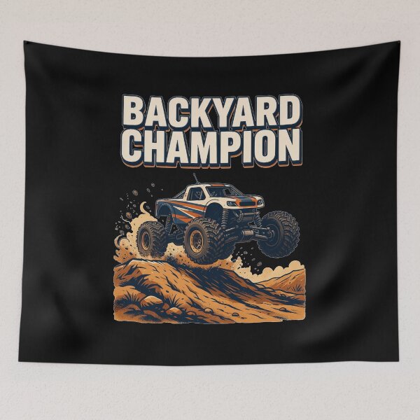 Item preview, Backyard Champion RC Monster Truck | Remote Control Off-Road Racing designed and sold by No Excuses Supply.