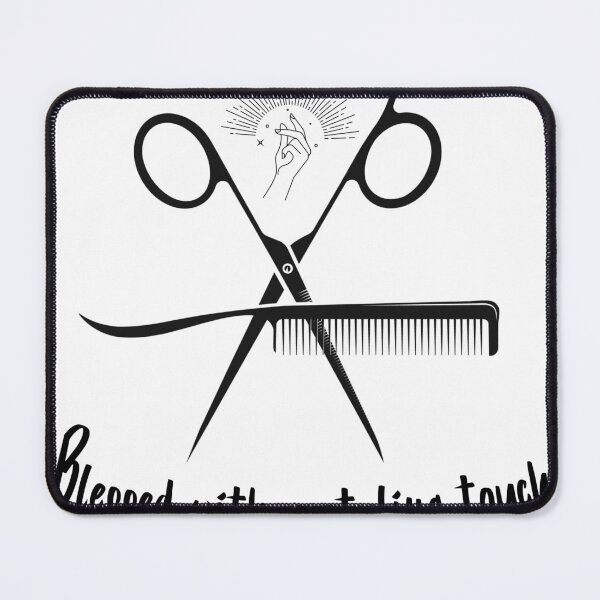 Item preview, Blessed With A Styling Touch - Mystical Hairdresser Scissors Art designed and sold by AhmadAnnaPrints.