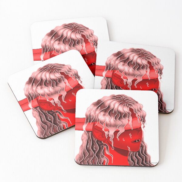 Item preview, Red crimson vampire anime girl art  designed and sold by kerissfantasyart .